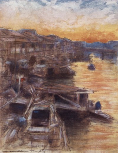 大阪 作： Mortimer Ludington Menpes